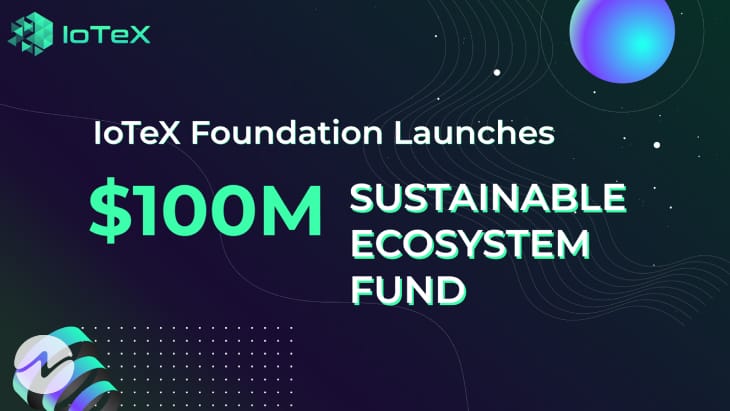 $100M Sustainable Ecosystem Fund Launched by IoTeX Foundation