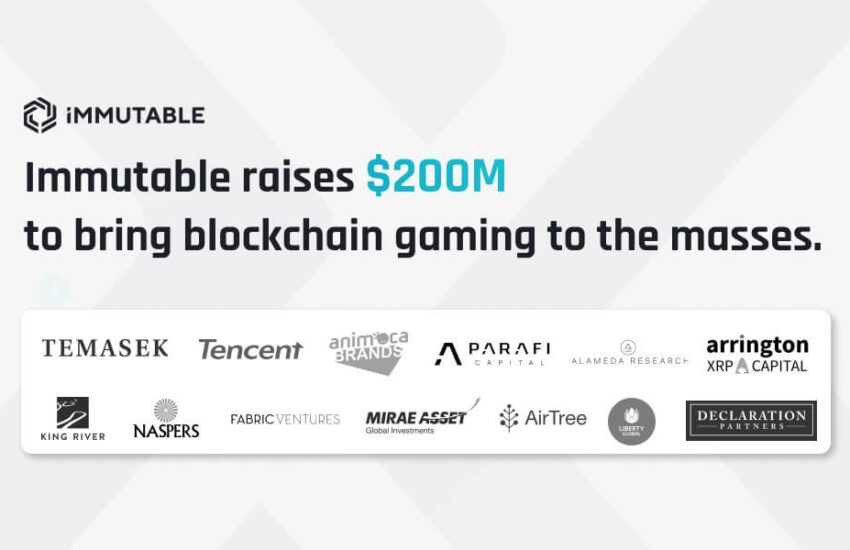 Immutable recauda $ 200 millones para llevar el juego Blockchain a las masas