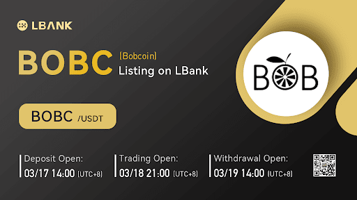 LBank Exchange incluirá Bobcoin (BOBC) el 18 de marzo de 2022