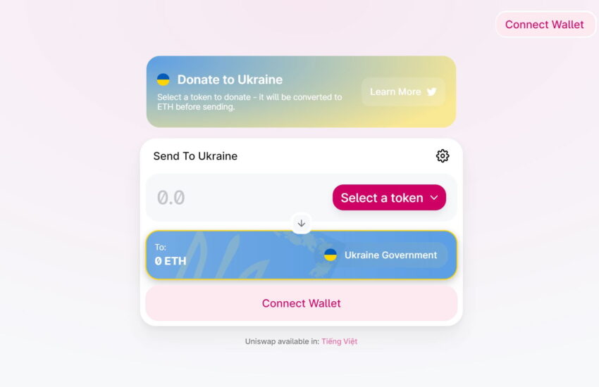 Uniswap genera una interfaz de donación de criptomonedas para Ucrania – CoinLive