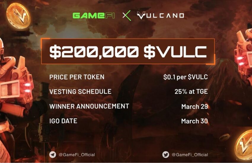 Vulcano (VULC) es la próxima tarea de OIG en GameFi.org – CoinLive