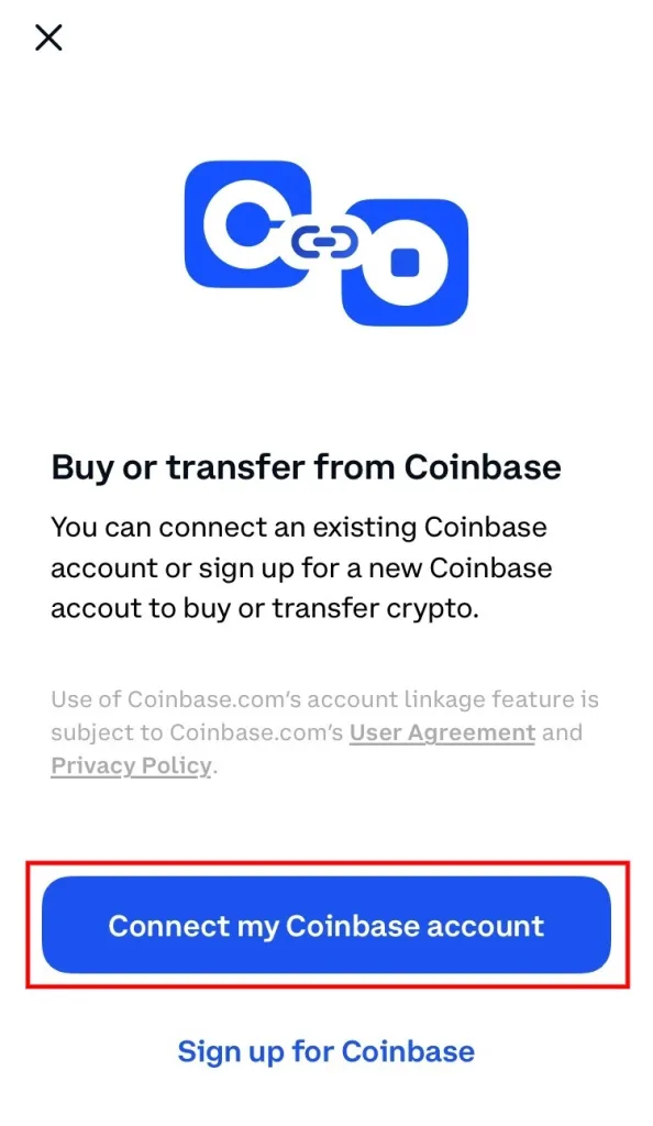 Cómo conectar la billetera Coinbase a Coinbase