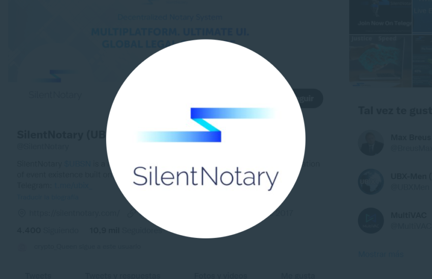 Silent Notary (UBSN) Token