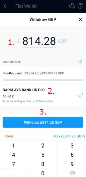 Cómo retirar dinero de Crypto.com a una cuenta bancaria
