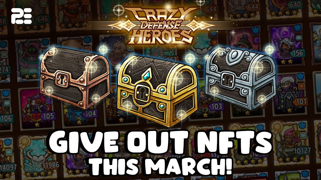 ¡Sorteo NFT de marzo de Crazy Defense Heroes!