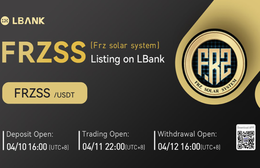 LBank Exchange Will List Frz Solar System (FRZSS) on April 11, 2022