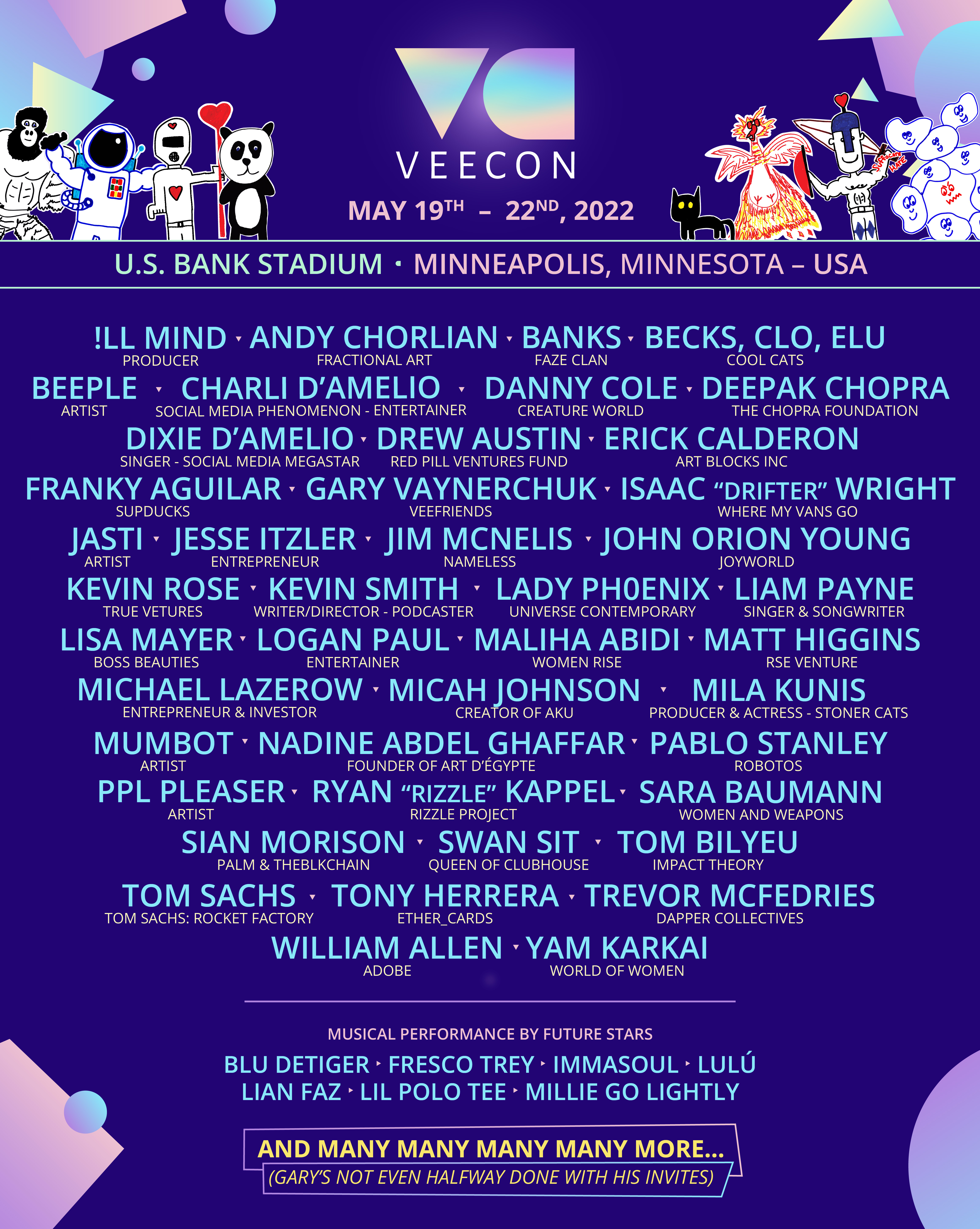 Las entradas de VeeCon 2022 se han enviado a todos los propietarios de VeeFriends Series 1