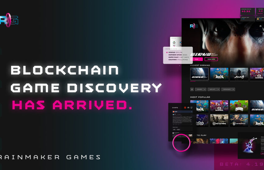 Rainmaker Games lanza la primera plataforma de descubrimiento de juegos blockchain