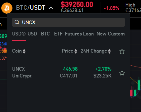 UniCrypt (UNCX) Token