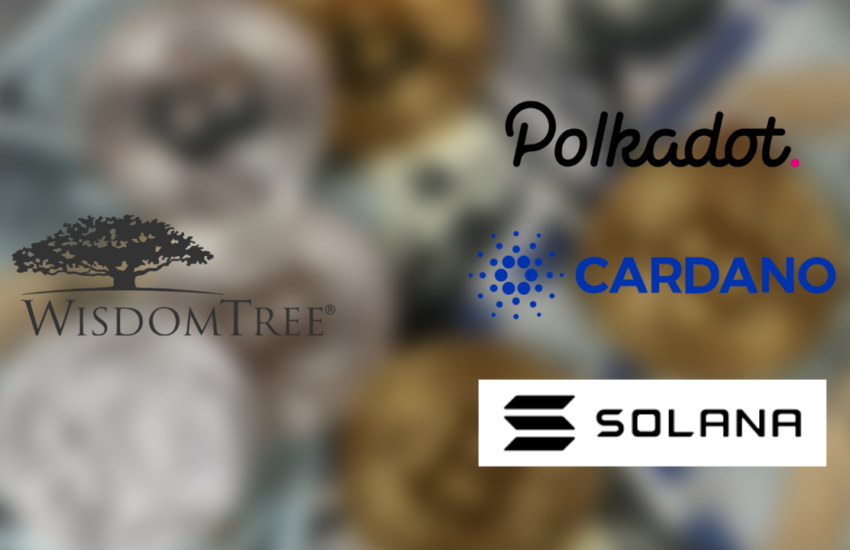 Wisdomtree presenta 3 Crypto ETP: brinda exposición a Polkadot, Cardano y Solana
