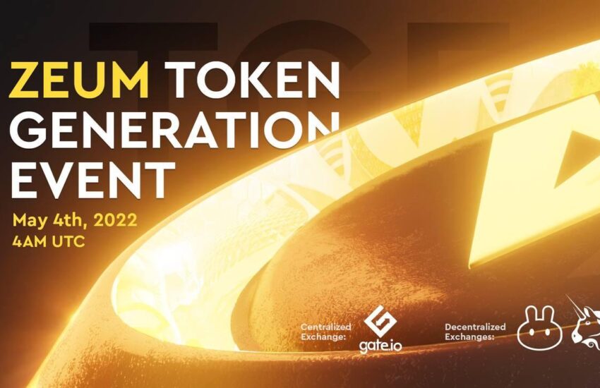 Colizeum anuncia el evento de generación de tokens $ ZEUM para el 4 de mayo