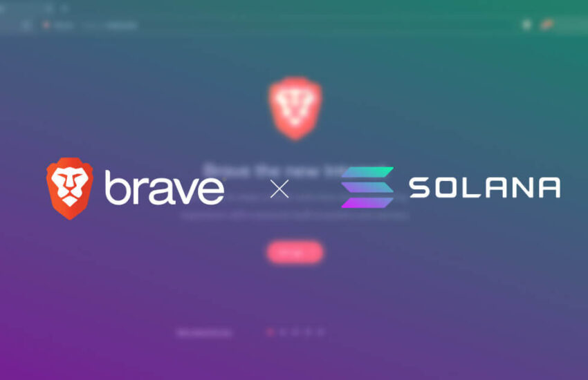 The brave browser officially integrates with the Solana blockchain