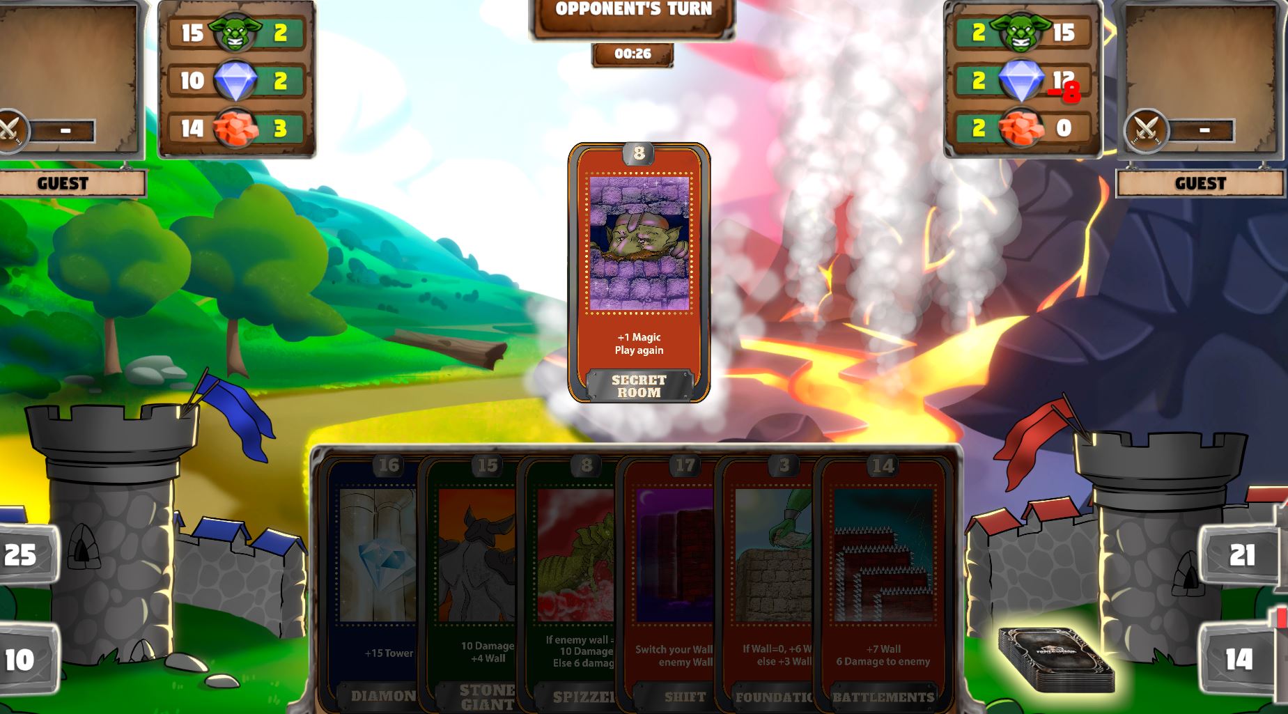 Captura de pantalla del juego TowerSmash