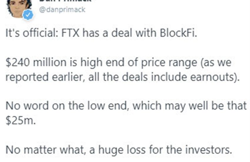 BlockFi se vende a FTX con un negocio rentable