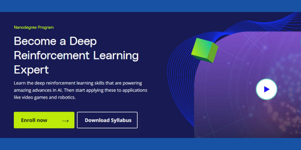 Deep Reinforcement Learning Expert Udacity