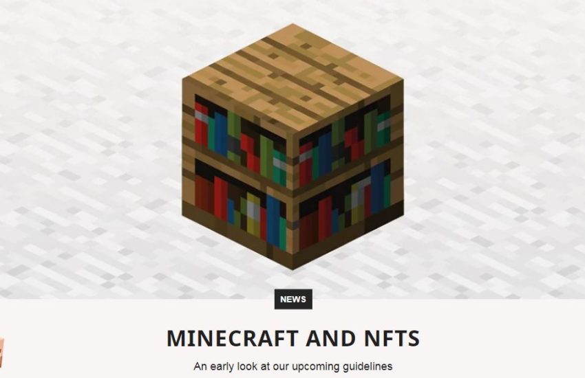 Minecraft NFTs banner