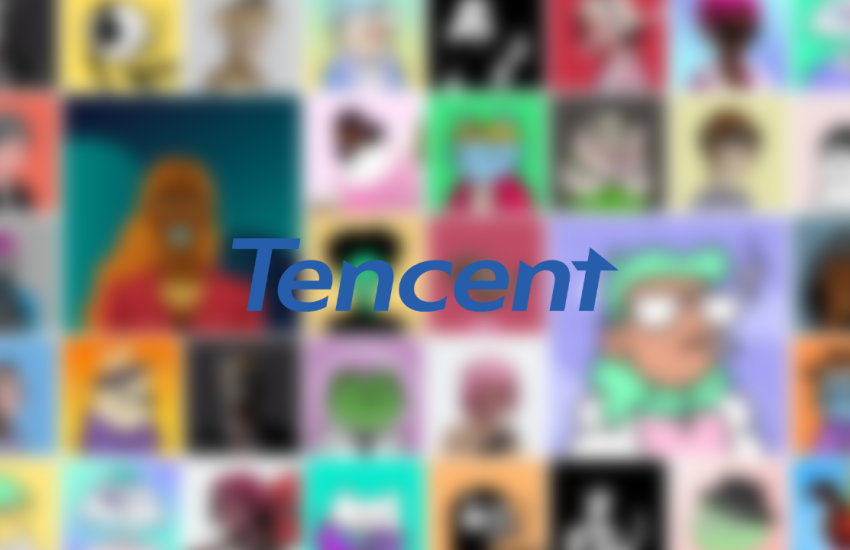 Aplicación Tencent Music probando avatares NFT