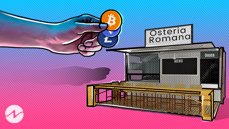 Bitcoin, Etherum & Litecoin now accepted in Osteria Romana