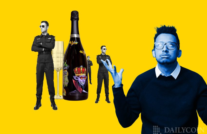Bored Apes NFT vende la botella de champán más cara del mundo