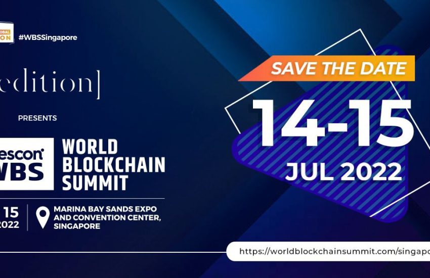 El World Blockchain Summit (WBS) regresa a Singapur con un evento presencial
