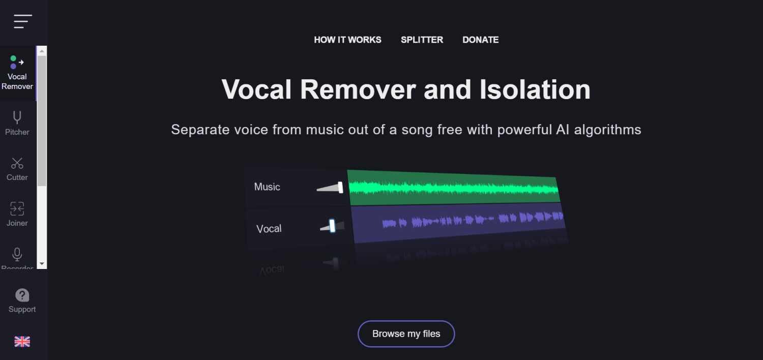 Dissolvant vocal et isolation