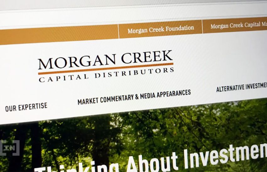 Every Investor Must Have Bitcoin, Says Morgan Creek CEO