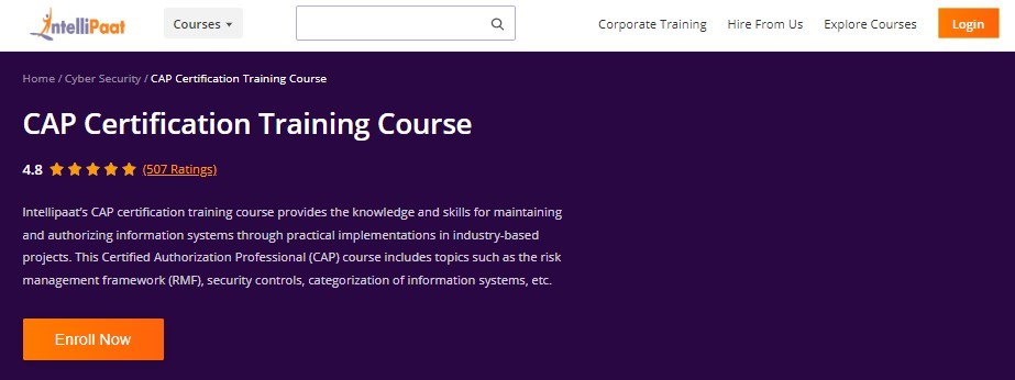 cap certification training course - intellipaat