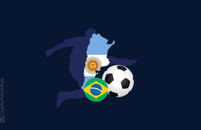 La selección brasileña de fútbol da la bienvenida al primer fichaje argentino de criptomonedas durante la recesión económica