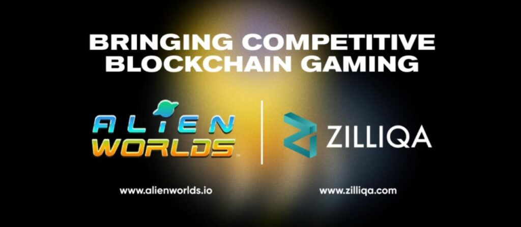 Asociación de Alien Worlds con Zilliqa Blockchain