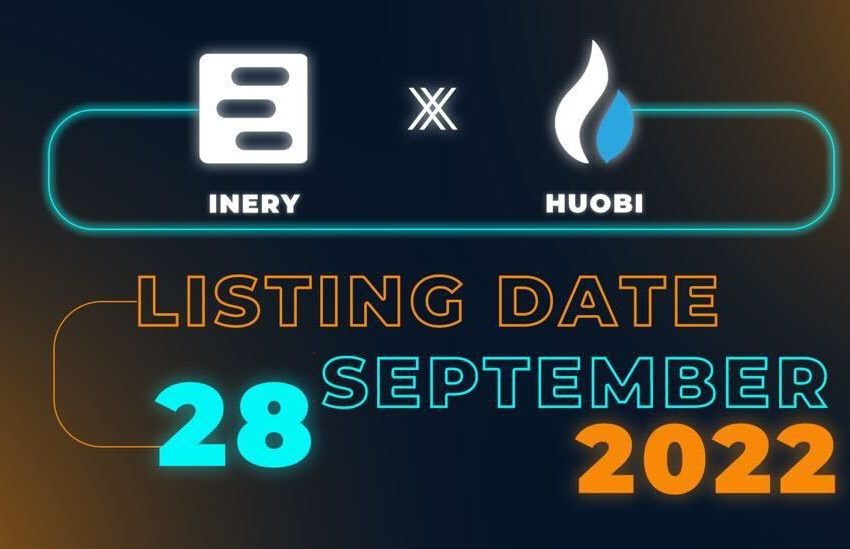Huobi Global to List Inery Token on September 28, 2022