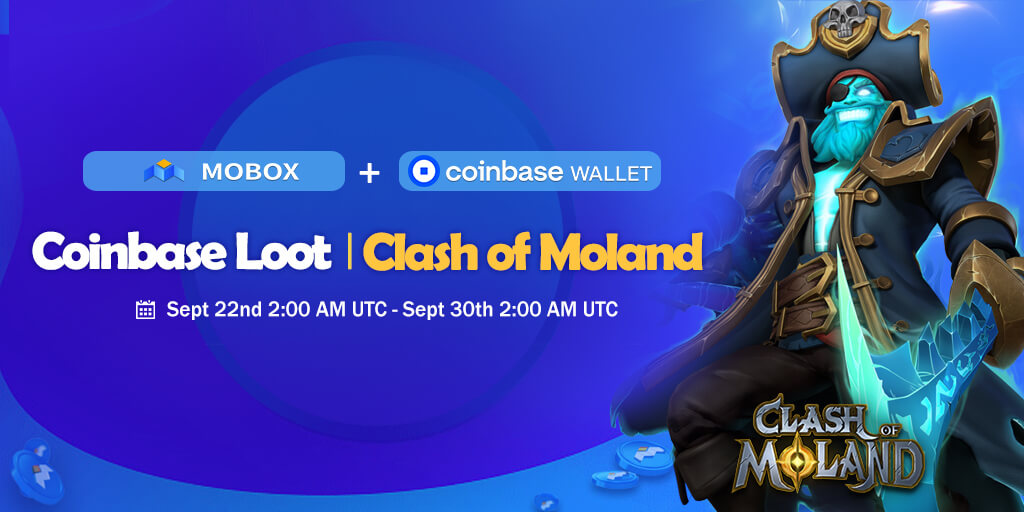 Detalles del sorteo de Clash Of Moland X Coinbase