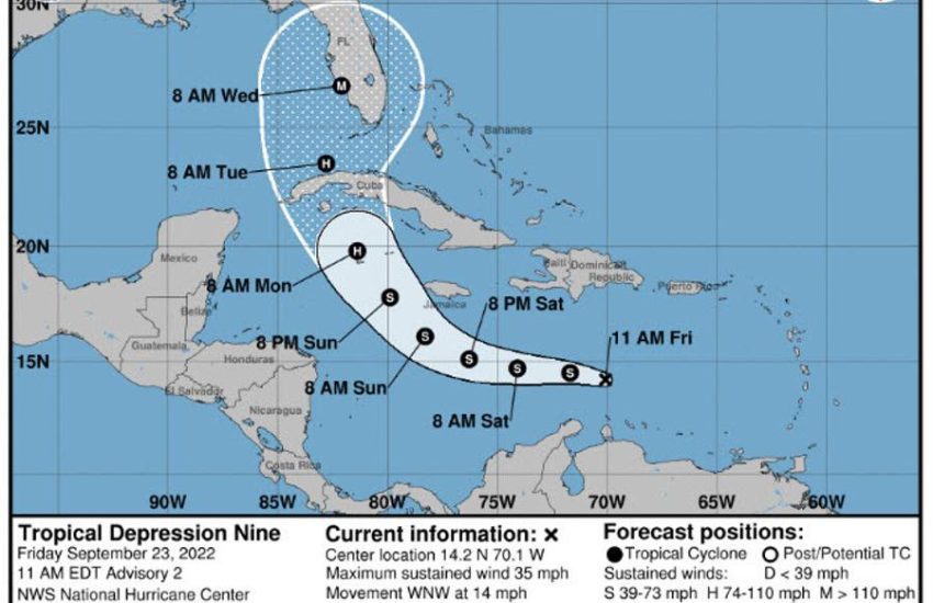 Es probable que un huracán azote Florida la próxima semana