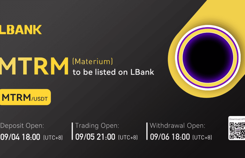 Materium (MTRM) ahora está disponible para negociar en LBank Exchange