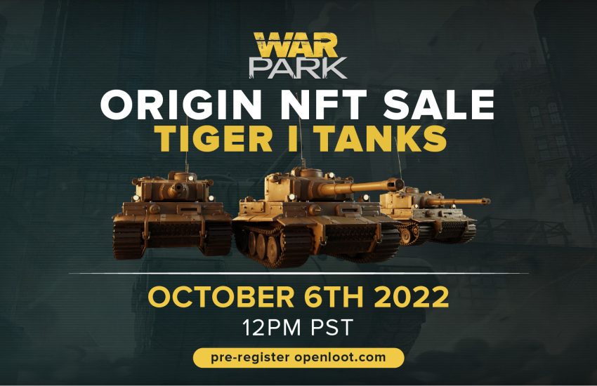 War Park Tiger sale banner