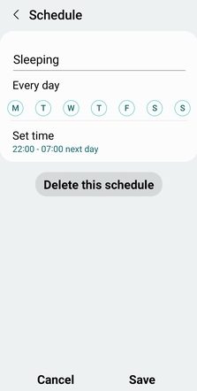 configuración de calendario dnd en android