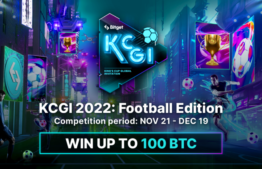 Bitget to Launch KCGI 2022: With 100 BTC Prize Pool