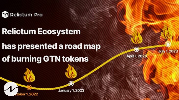 El ecosistema Relictum ha presentado una hoja de ruta para quemar tokens GTN
