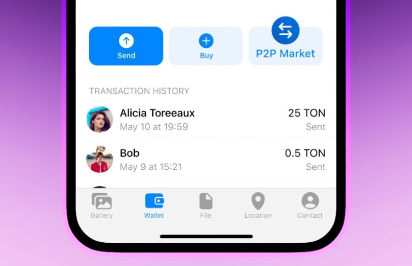 Telegram Wallet Bot lanza P2P Crypto Exchange