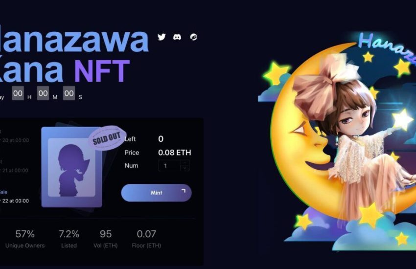 Hanazawa Kana NFT, First Audio NFT From the Star, is Sold Out