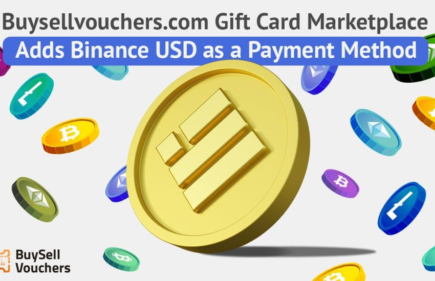 Buysellvouchers Gift Card Marketplace Adds Binance USD as a Payment Method