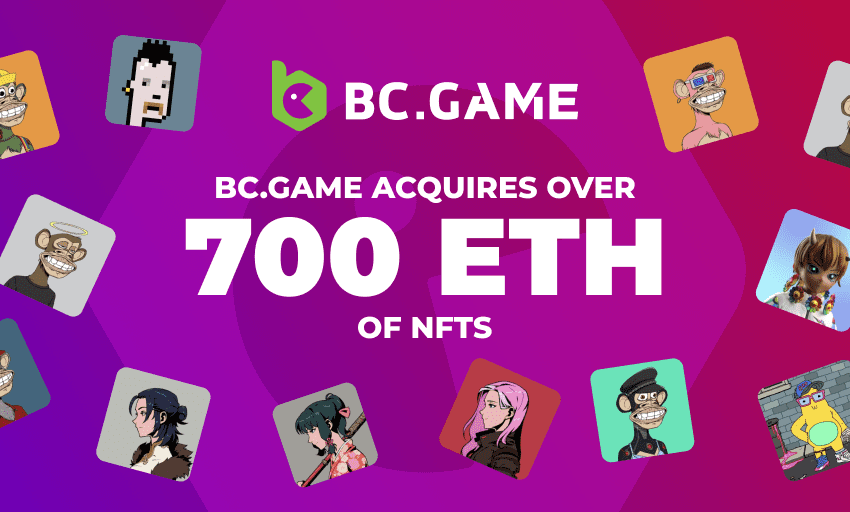 BC.GAME invierte 700 ETH en NFT para un Metaverso mejor