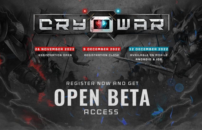 Cryowar comienza el registro beta abierto