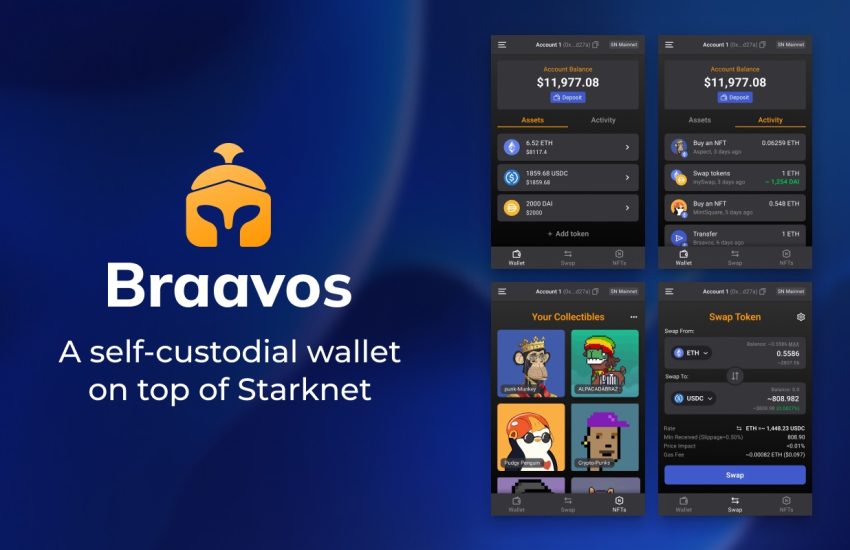 La billetera Braavos del sistema StarkNet recaudó $ diez millones – CoinLive