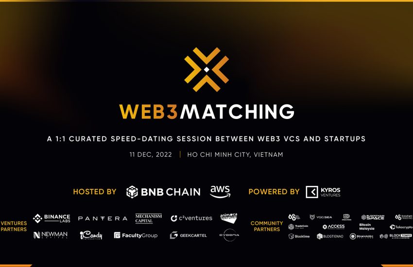 WEB3 MATCHING – AWS, BNB Chain y Kyros Ventures evento exclusivo de Web Three – CoinLive