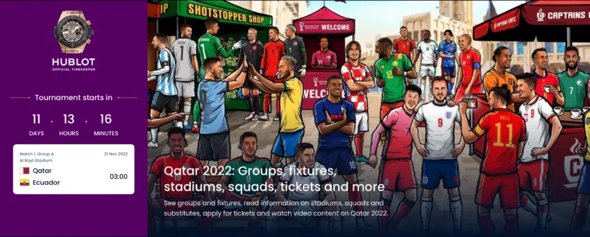Cuenta regresiva para la Copa Mundial de la FIFA 2022 en Qatar