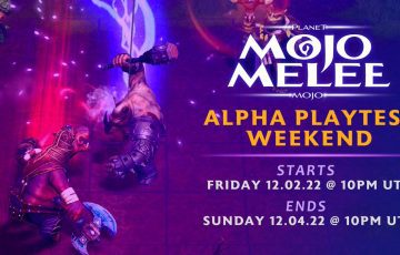 Mojo Melee alpha playtest banner