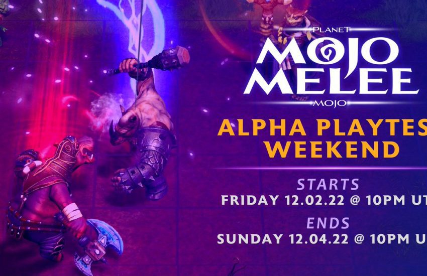Mojo Melee alpha playtest banner