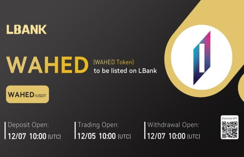 LBank Exchange Will List WAHED Token on December 5, 2022