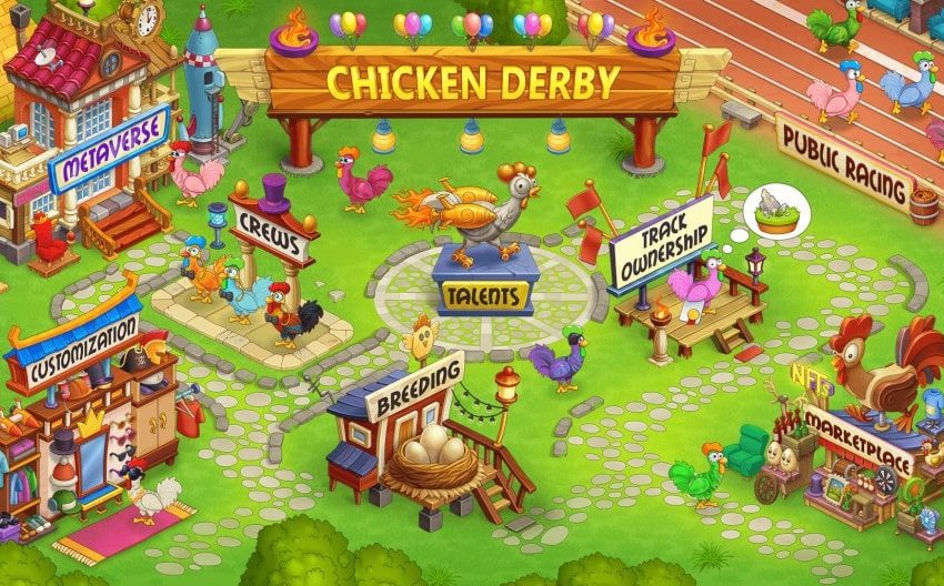 Chicken Derby banner