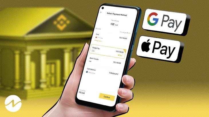 Binance agrega opciones de pago de Apple Pay y Google para comprar criptomonedas